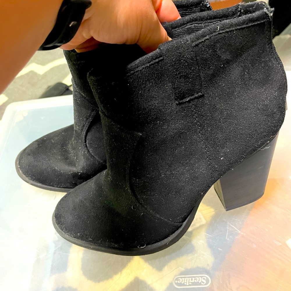 Black Booties Size 8